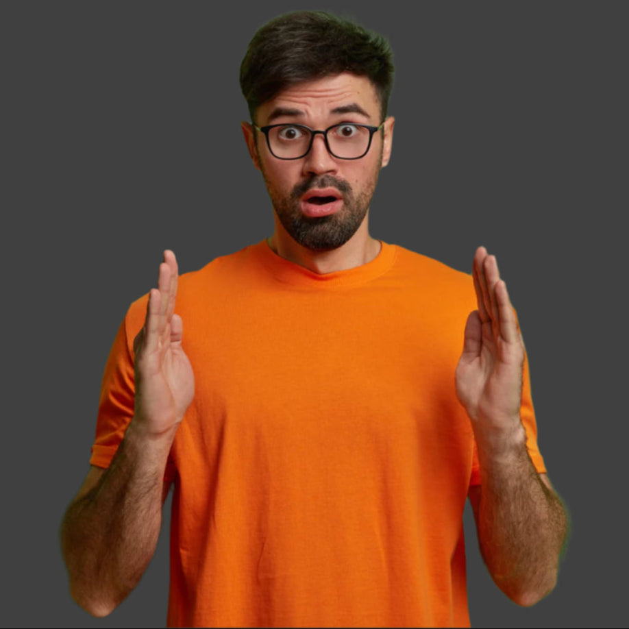 Ultralight Solid Safron Orange Tshirt