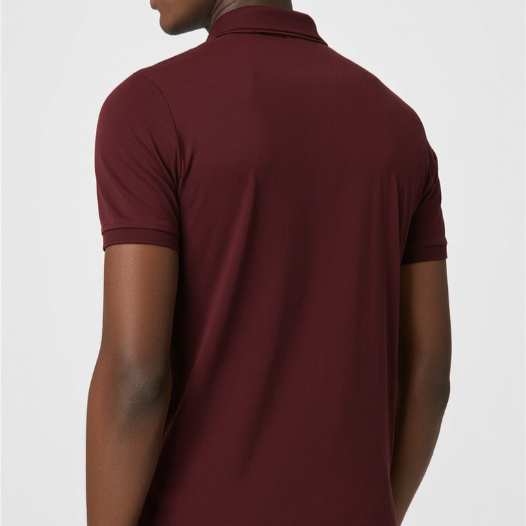 Signature Polo- Wine Red