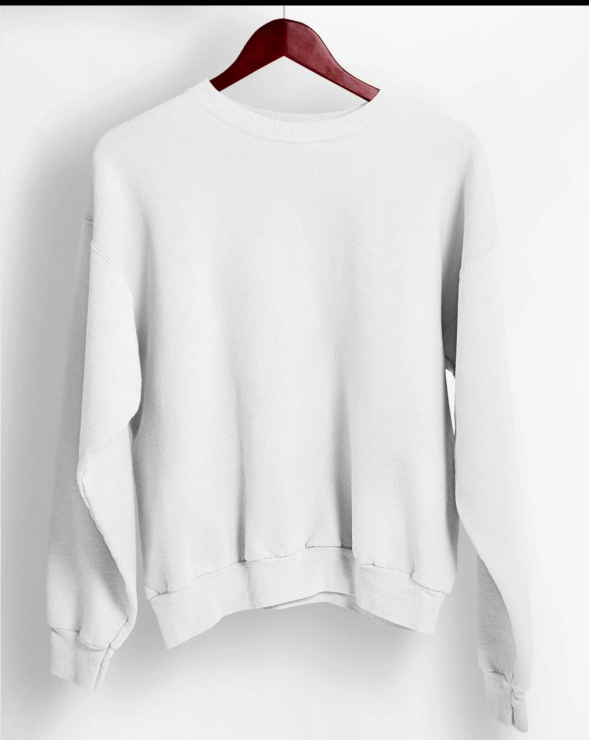 Winter Luxe Smoky White Sweatshirt