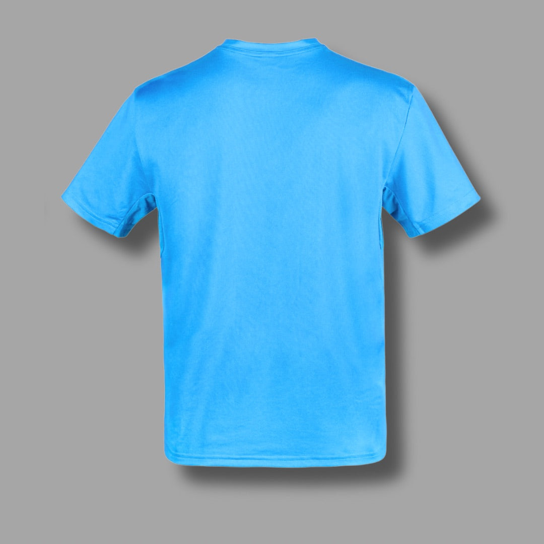 Print Pulse- Sky Blue Half sleeve Tshirt