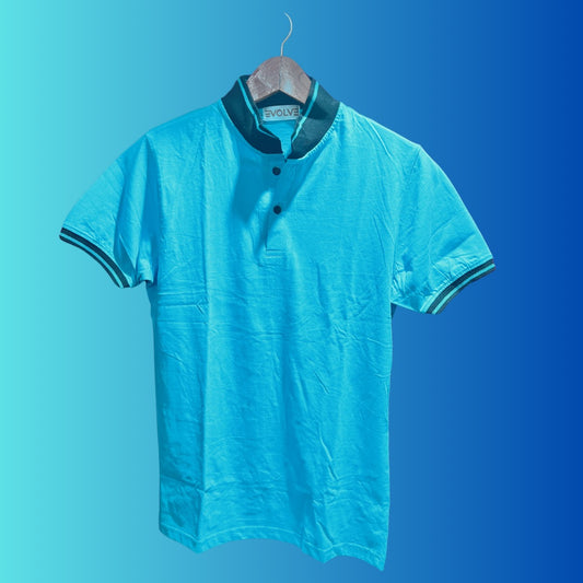 Signature Polo- Sky Blue
