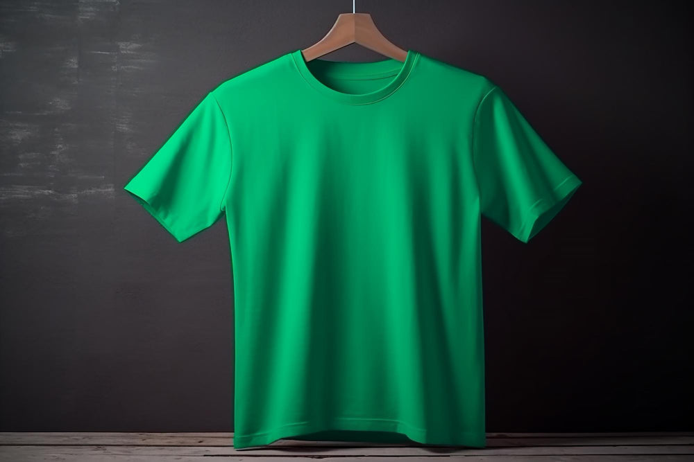 Midnight Elegance:  DEEP GREEN Half Sleeve Tshirt