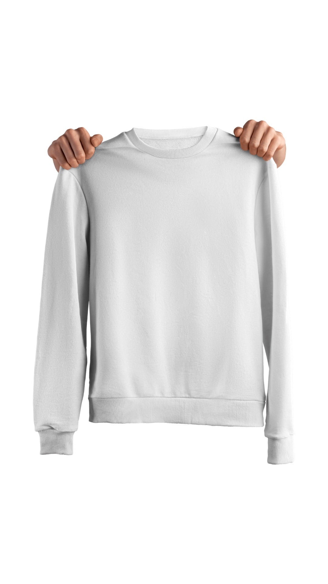 Winter Luxe Smoky White Sweatshirt