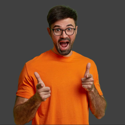 Ultralight Solid Safron Orange Tshirt