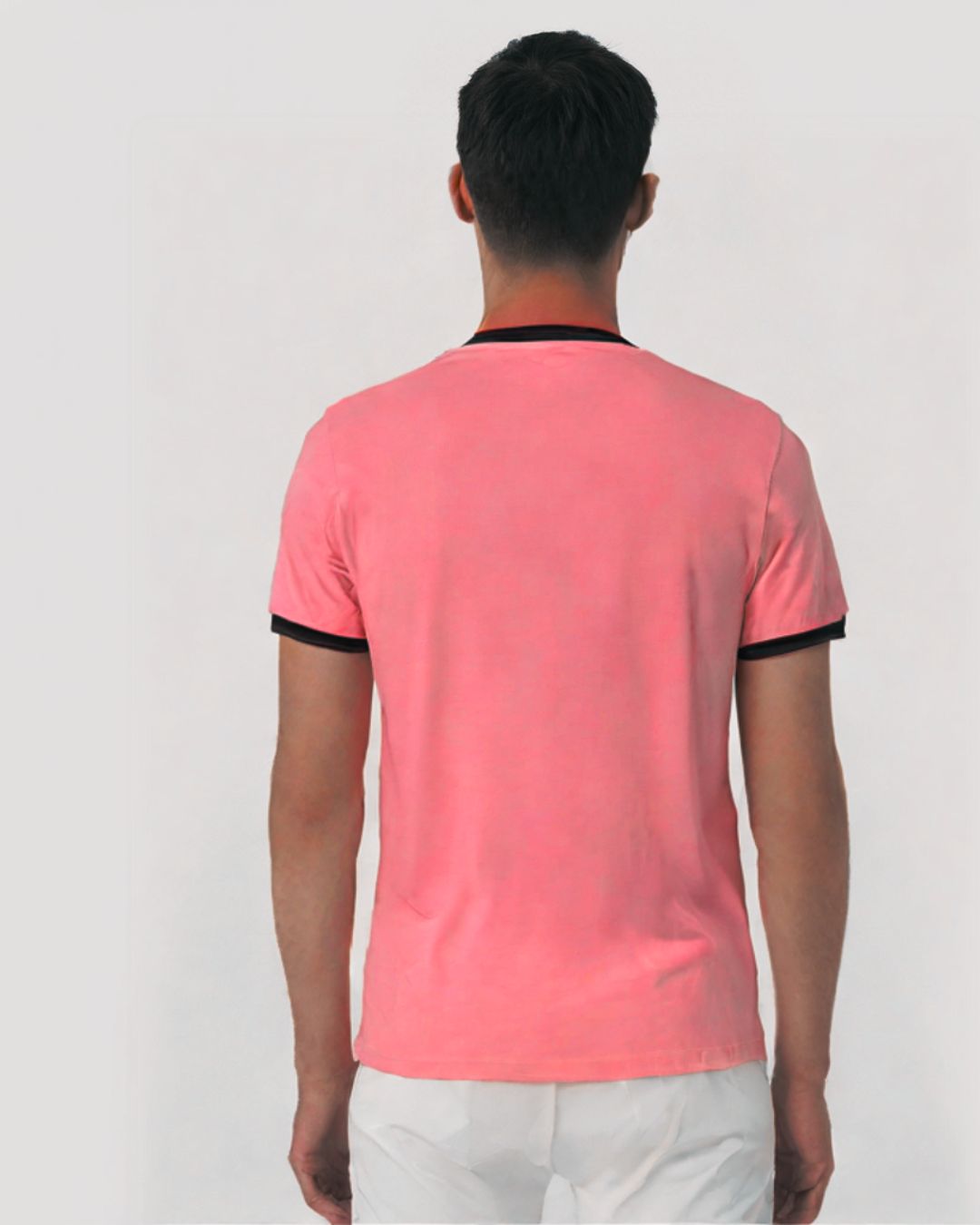 Midnight Elegance : PEACH PINK Knit fit TShirt