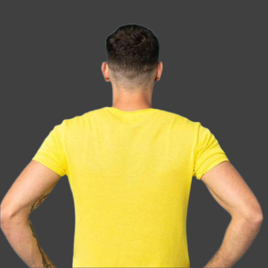 Midnight Elegance Solid LEMON YELLOW Tshirt