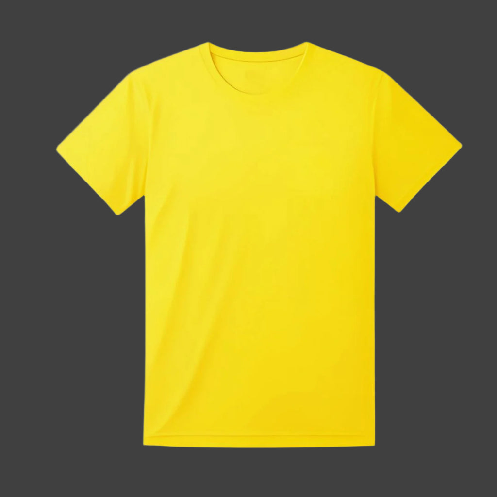 Midnight Elegance Solid LEMON YELLOW Tshirt