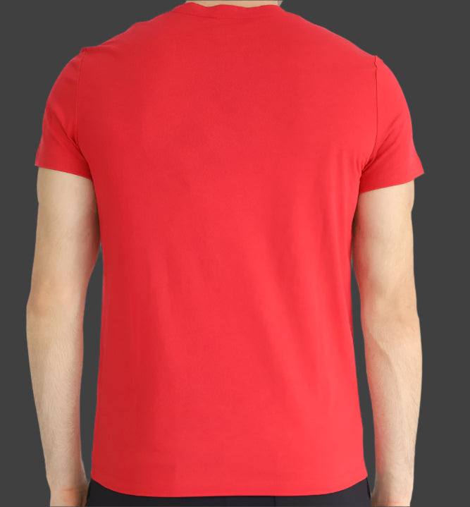 Midnight Elegance: CINNABAR Half Sleeve T-shirt